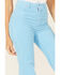 Rolla's Women's High Rise Corduroy Eastcoast Flare Jeans, Blue, hi-res