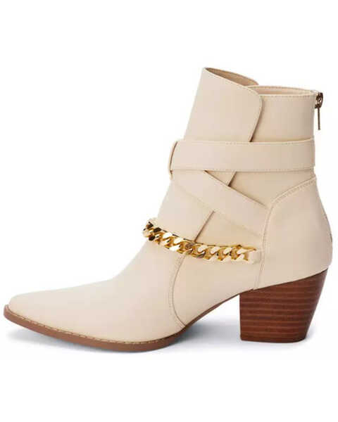 Image #3 - Matisse Women's Jill Fashion Booties - Pointed Toe, Ivory, hi-res