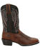 Image #2 - Durango Men's Westward Performance Western Boots - Broad Square Toe, Black, hi-res