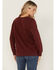Image #4 - Wrangler Women's Boot Barn Exclusive Long Live Cowboys Graphic Crewneck, Burgundy, hi-res