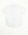 Image #3 - Gibson Trading Co Toddler Boys' Solid Short Sleeve Pearl Snap Western Shirt, White, hi-res