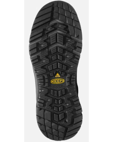 Image #4 - Keen Men's Kansas City Lace-Up Work Sneakers - Carbon Toe, Black, hi-res