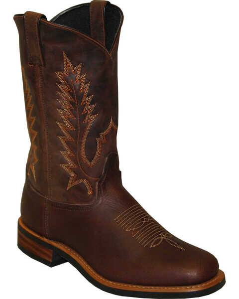 Sage by Abilene Men's 11" Cowhide Western Boots - Square Toe, Brown, hi-res