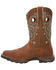 Image #3 - Durango Women's Maverick Waterproof Western Work Boots - Steel Toe, Tan, hi-res