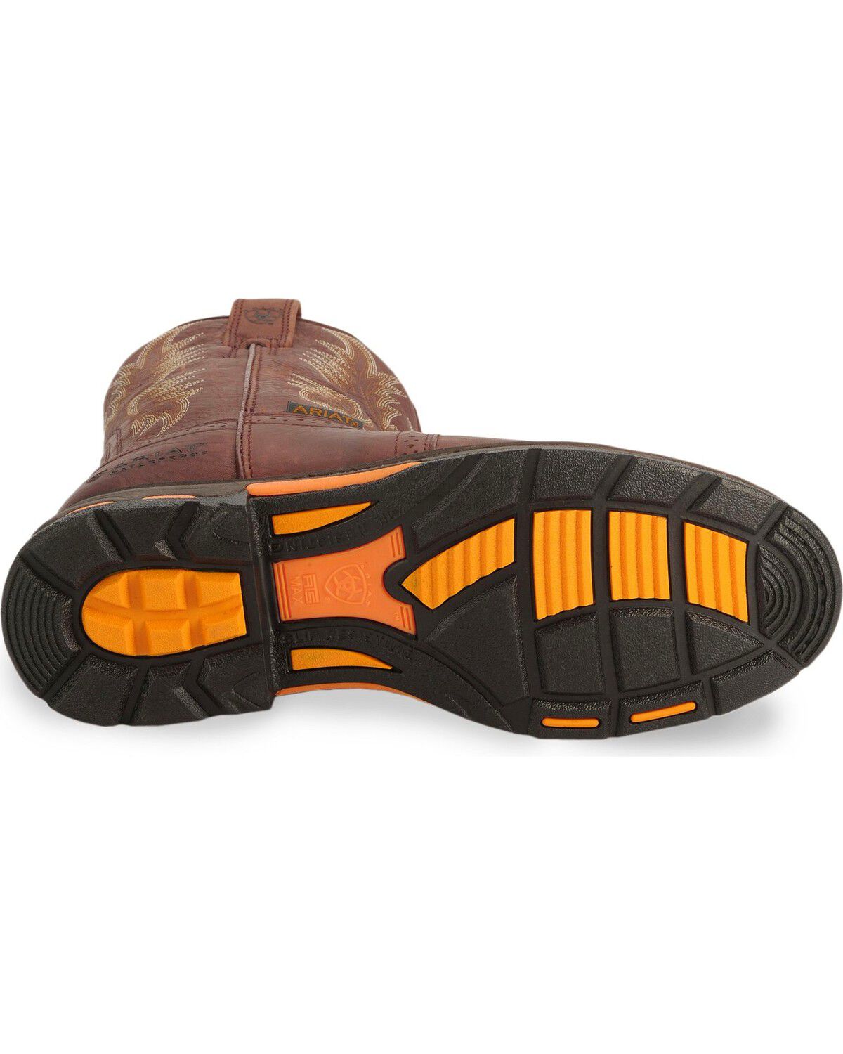 Image #5 - Ariat Men's H2O Workhog Western Work Boots - Composite Toe, Copper, hi-res