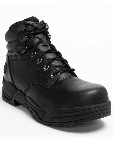 Image #1 - Hawx Men's 6" Enforcer Work Boots - Composite Toe, Black, hi-res