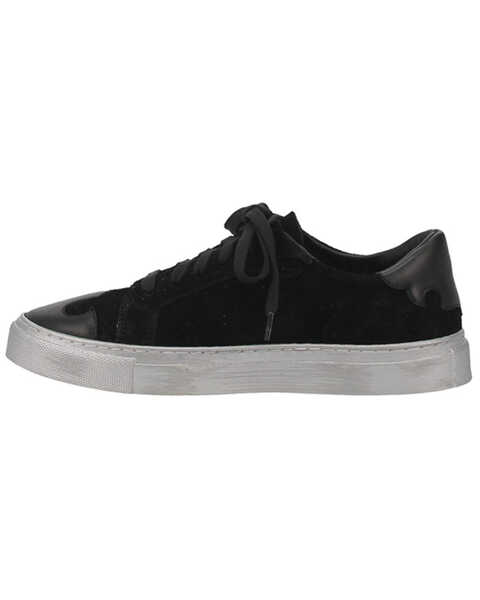 Image #3 - Dingo Women's Play Date Hair On Star Lace-Up Shoe, Black, hi-res