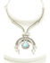 Image #1 - Idyllwind Women's Suncrest Rhinestone Squash Blossom Necklace, Silver, hi-res