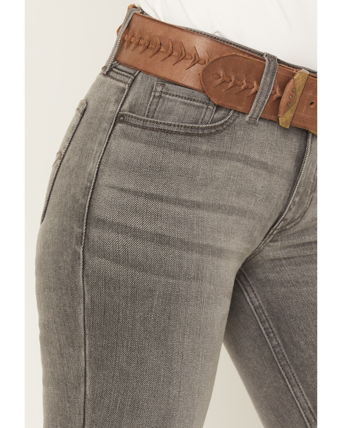 Image #2 - Shyanne Women's Banks Mid Rise Bootcut Comfort Stretch Denim Jeans, Black, hi-res