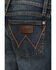 Image #4 - Wrangler Boys' Medium Wash Dellwood Relaxed Bootcut Stretch Jeans - Big, Medium Wash, hi-res