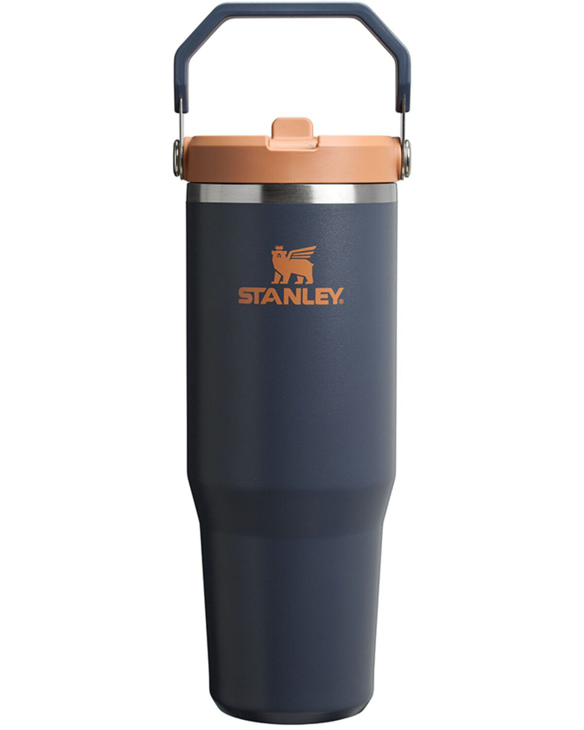 Image #1 - Stanley IceFlow™ Flip Straw 30oz Tumbler, Dark Grey, hi-res