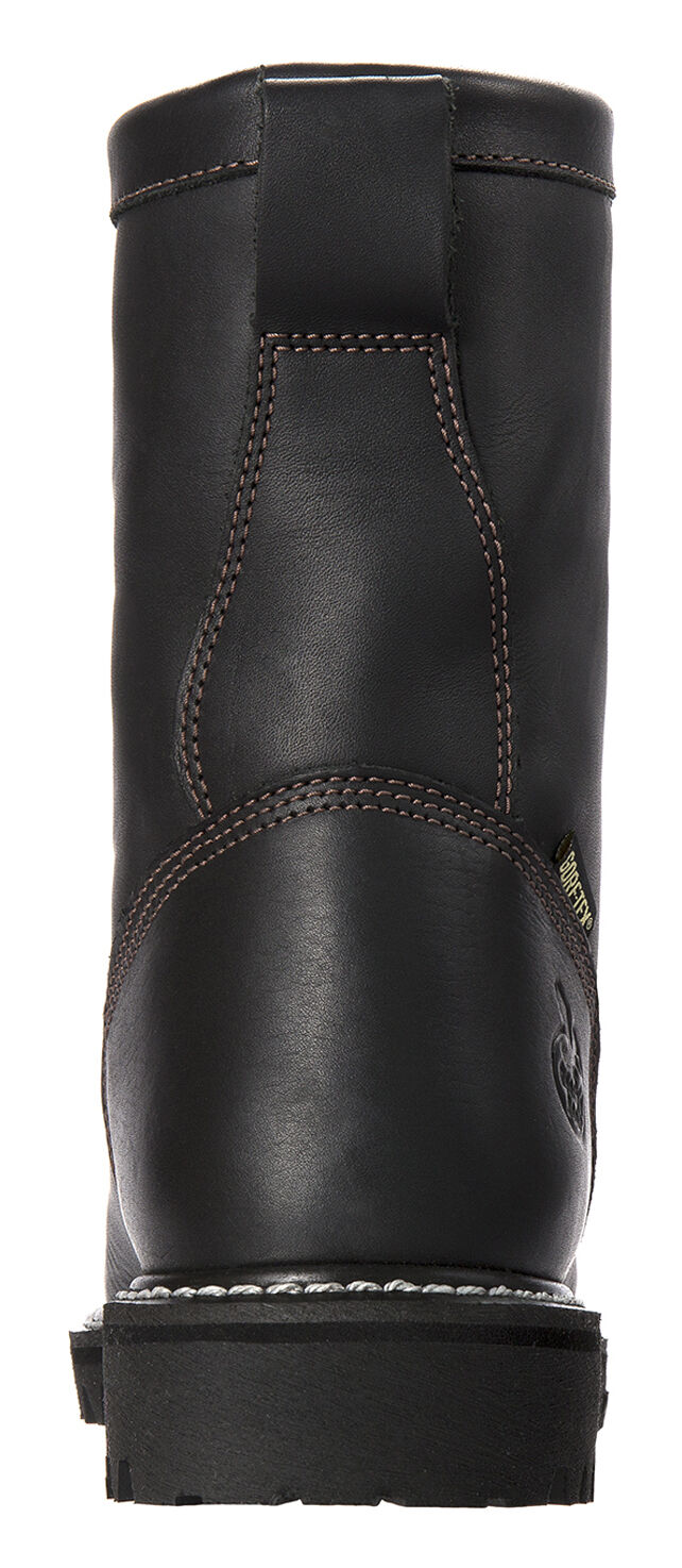 round toe boots with heel