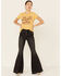 Bandit Brand Women's Mustard Silver Spur Spoon Graphic Tee , Dark Yellow, hi-res