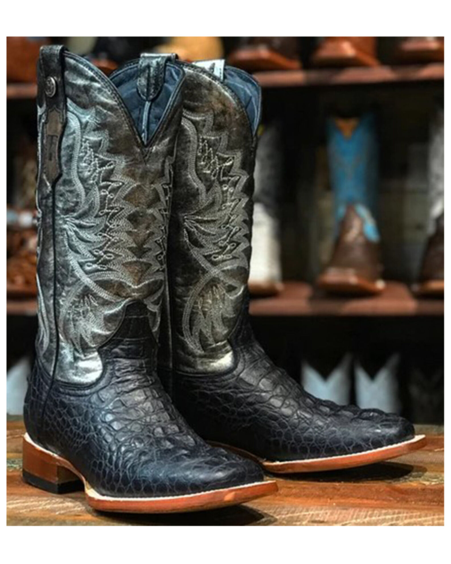Tanner Mark Women s Amberlyn Imitation Horn Back Gator Western
