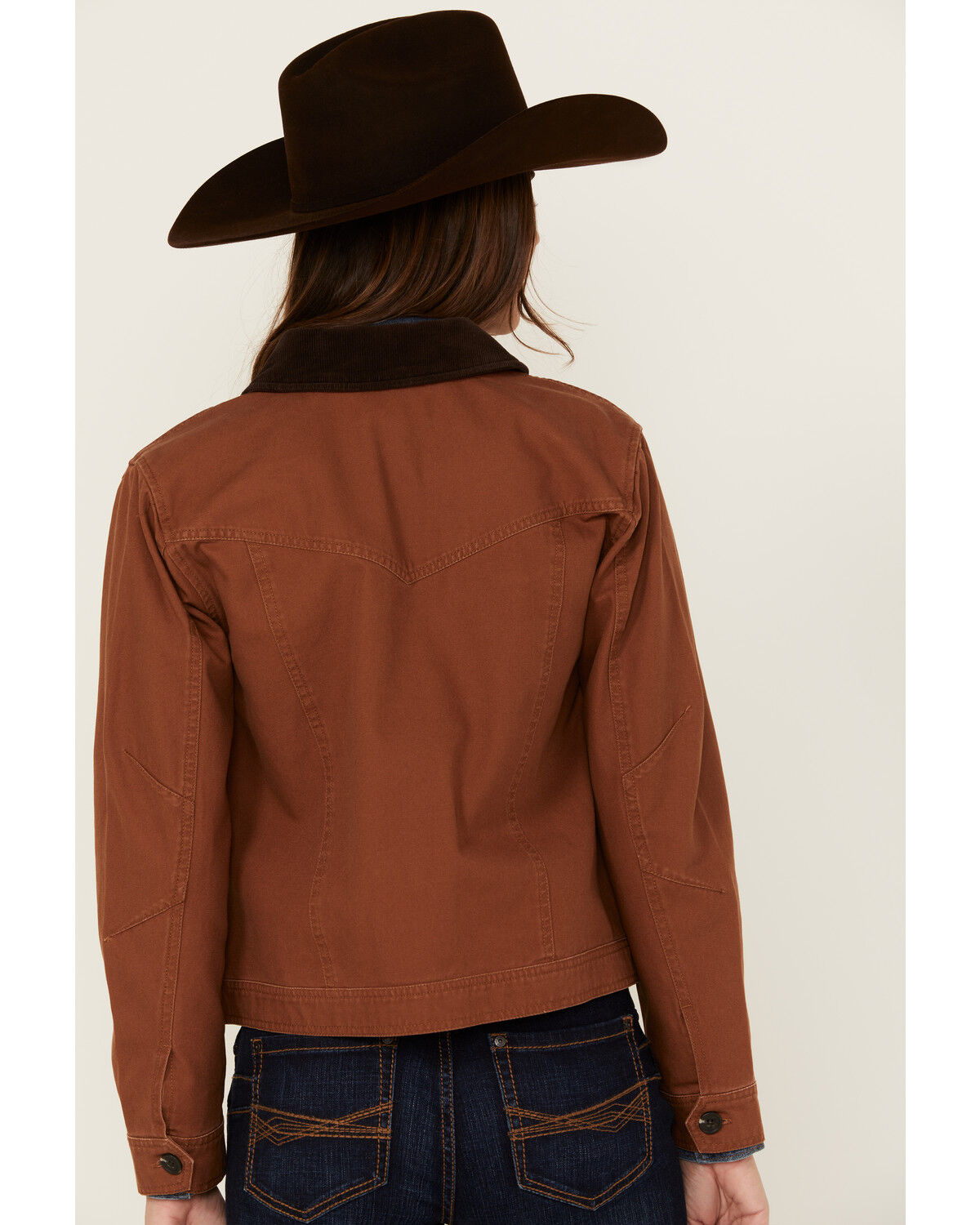 Image #4 - Shyanne Women's Underwood Canvas Barn Jacket, Lt Brown, hi-res