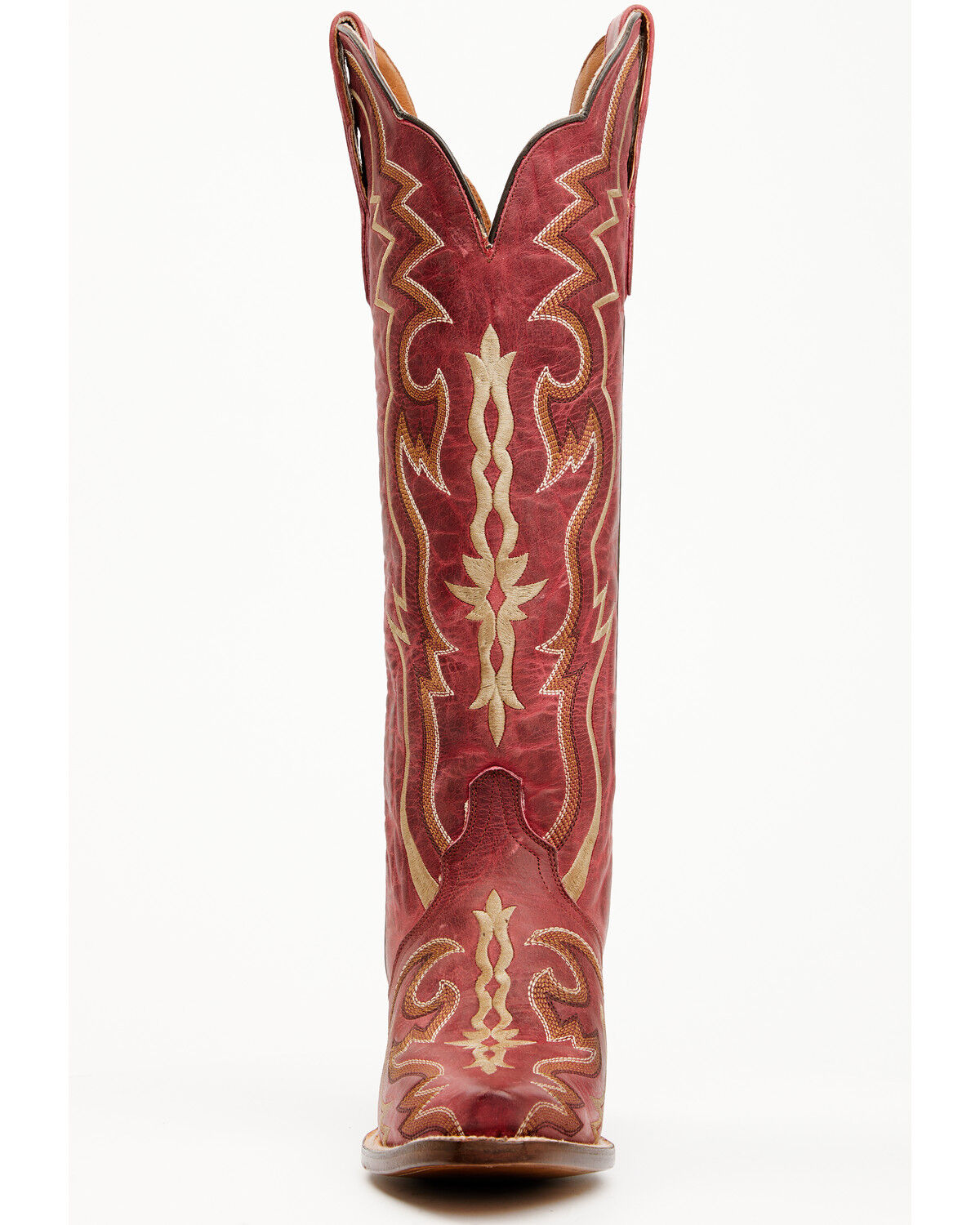 Image #4 - Dan Post Women's 16" Triad Silvie Tall Western Boots - Snip Toe, Wine, hi-res