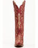 Image #4 - Dan Post Women's 16" Triad Silvie Tall Western Boots - Snip Toe, Wine, hi-res