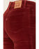 Image #4 - Levi's Women's High Rise 725 Bootcut Corduroy Jeans, Red, hi-res