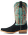 Image #2 - Ariat Men's Futurity Showman Roughout Western Boots - Square Toe, Black, hi-res