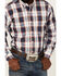 Image #3 - Roper Men's Liberty Bell Large Plaid Print Long Sleeve Button-Down Western Shirt, Blue, hi-res