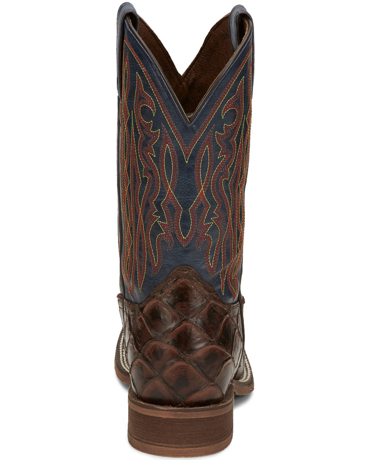 Image #4 - Nocona Men's Turner Chocolate Western Boots - Broad Square Toe, , hi-res