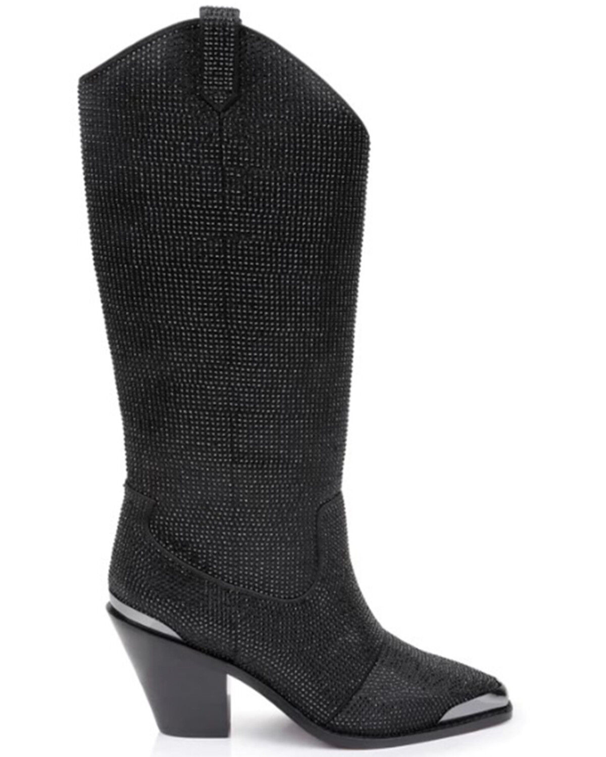 Image #2 - DanielXDiamond Women's North Jewel Cave Western Boots - Snip Toe, Black, hi-res