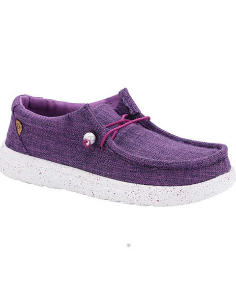 Lamo Women's Paula Casual Shoe - Moc Toe, Purple, hi-res