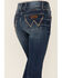 Wrangler Retro Women's Medium Wash Mid Rise Bootcut Jeans, Blue, hi-res