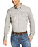 Image #1 - Ariat Men's FR Solid Vent Long Sleeve Button Down Work Shirt - Big, Silver, hi-res
