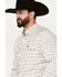 Image #2 - Wrangler Men's Plaid Print Long Sleeve Performance Snap Western Shirt, Tan, hi-res