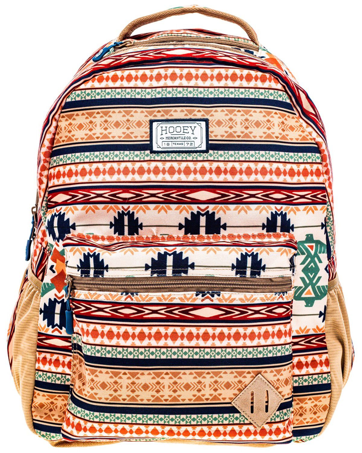Image #1 - Hooey Recess Southwestern Print Backpack, Tan, hi-res
