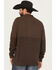 Image #4 - Cinch Men's Solid Button-Down Sweater, Brown, hi-res