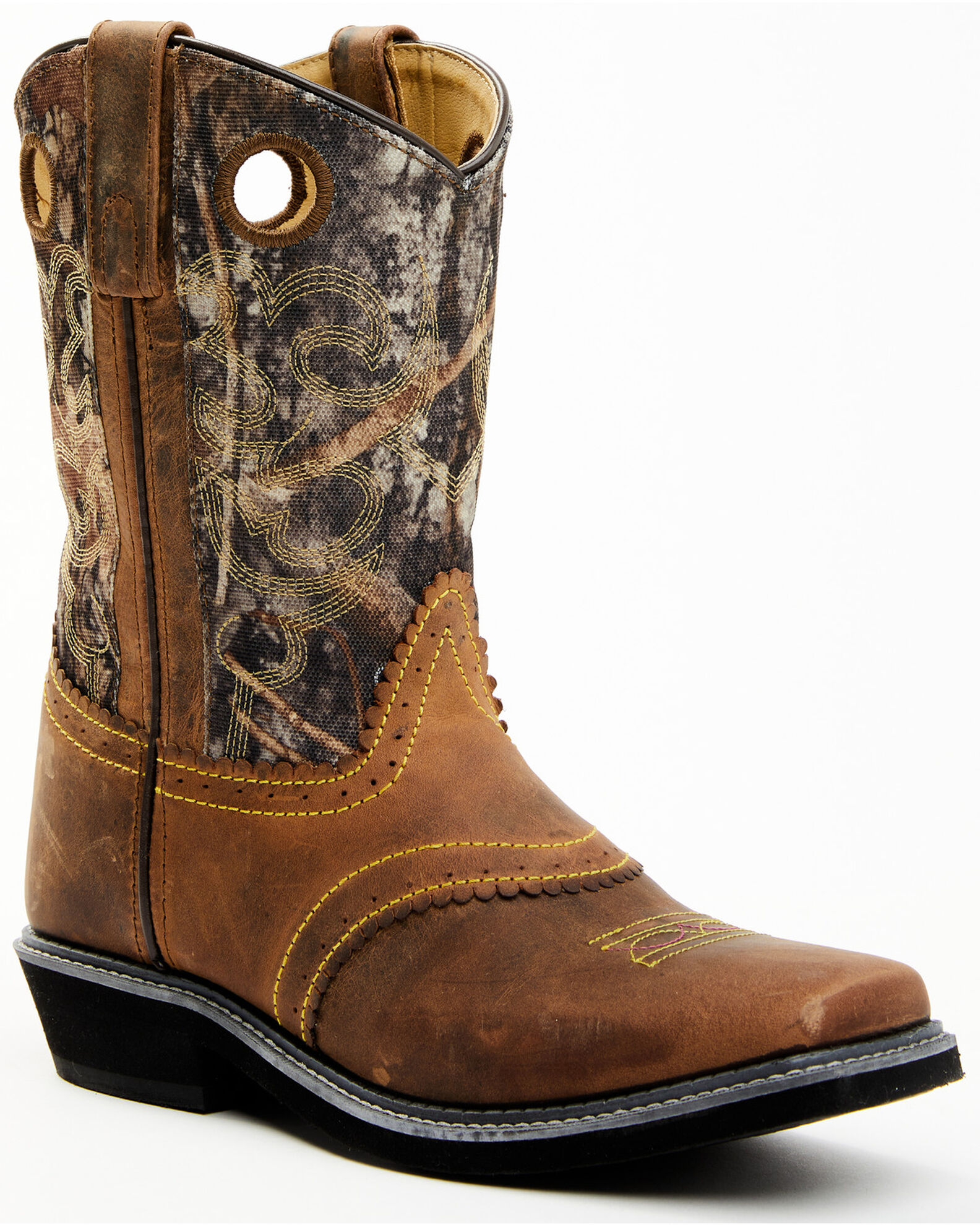 Square toe camo boots clearance
