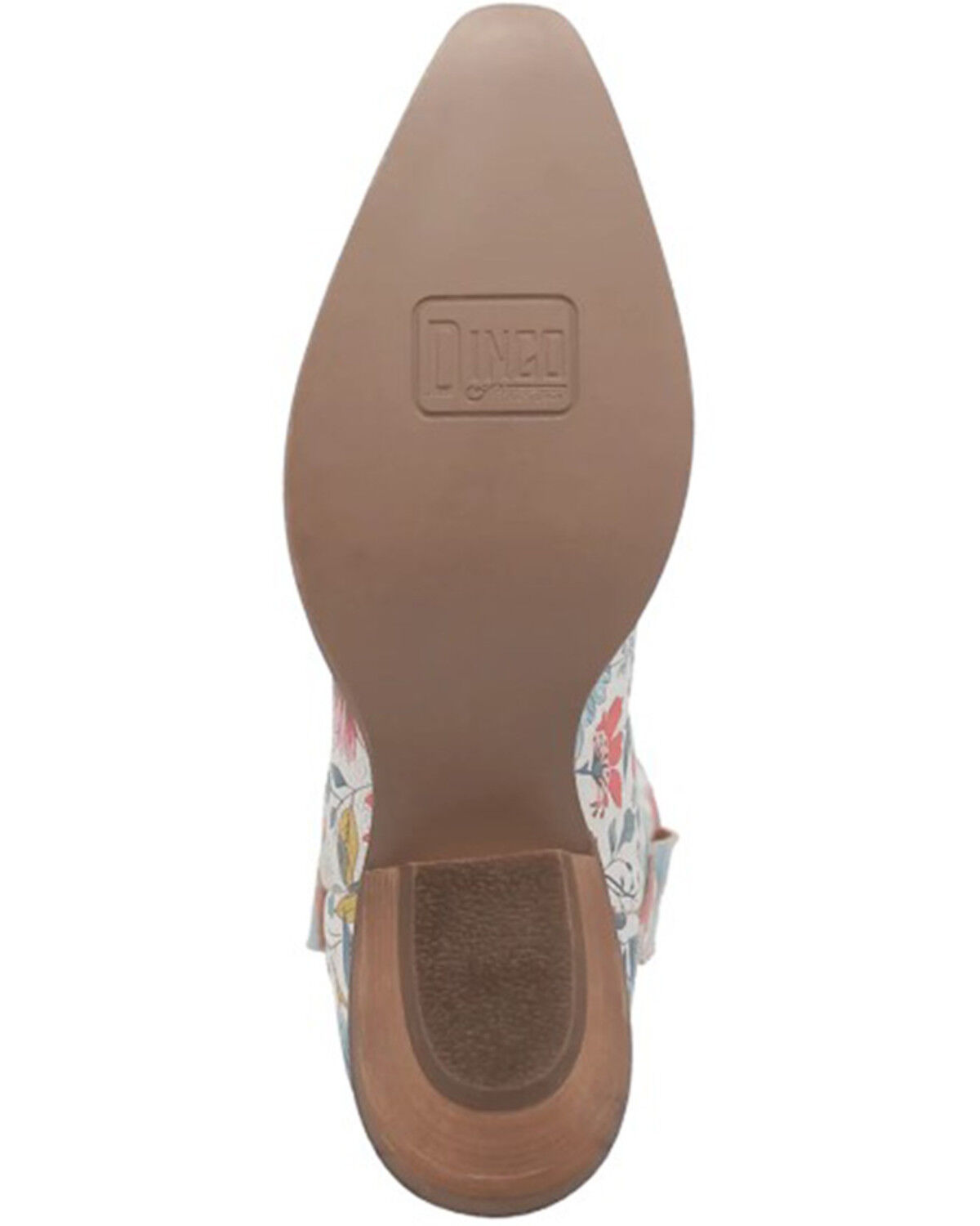 Image #7 - Dingo Women's Pixie Rose Western Boots - Snip Toe, White, hi-res
