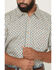 Image #3 - Gibson Trading Co Men's Boxer Geo Print Short Sleeve Button-Down Western Shirt, Cream, hi-res
