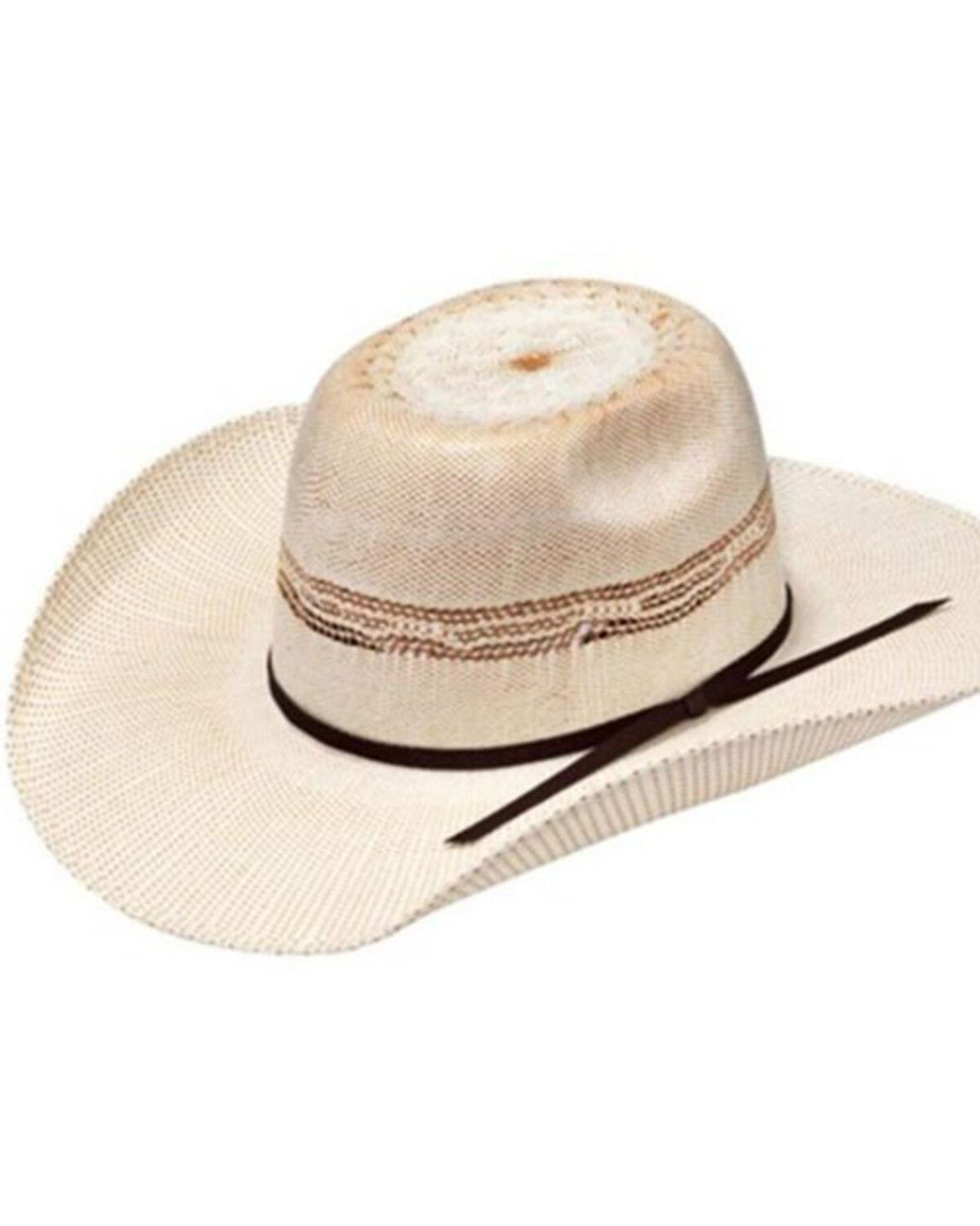 Image #1 - Ariat Bangora Straw Cowboy Hat, Ivory, hi-res