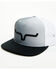 Image #1 - Kimes Ranch Men's Wildstyle Weekly Mesh Back Ball Cap, Black/white, hi-res