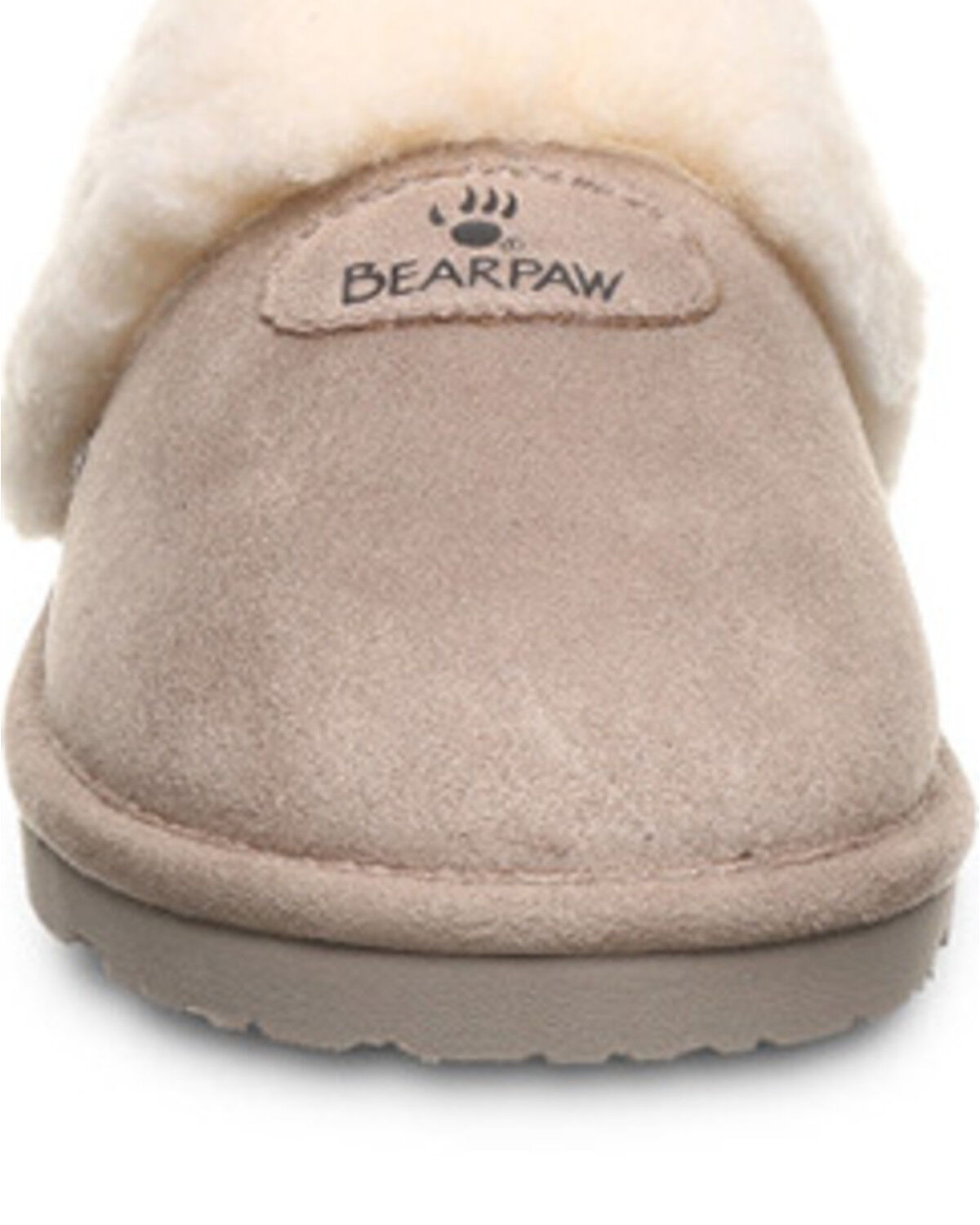 Image #4 - Bearpaw Women's Effie Vegan Slippers, Light Grey, hi-res