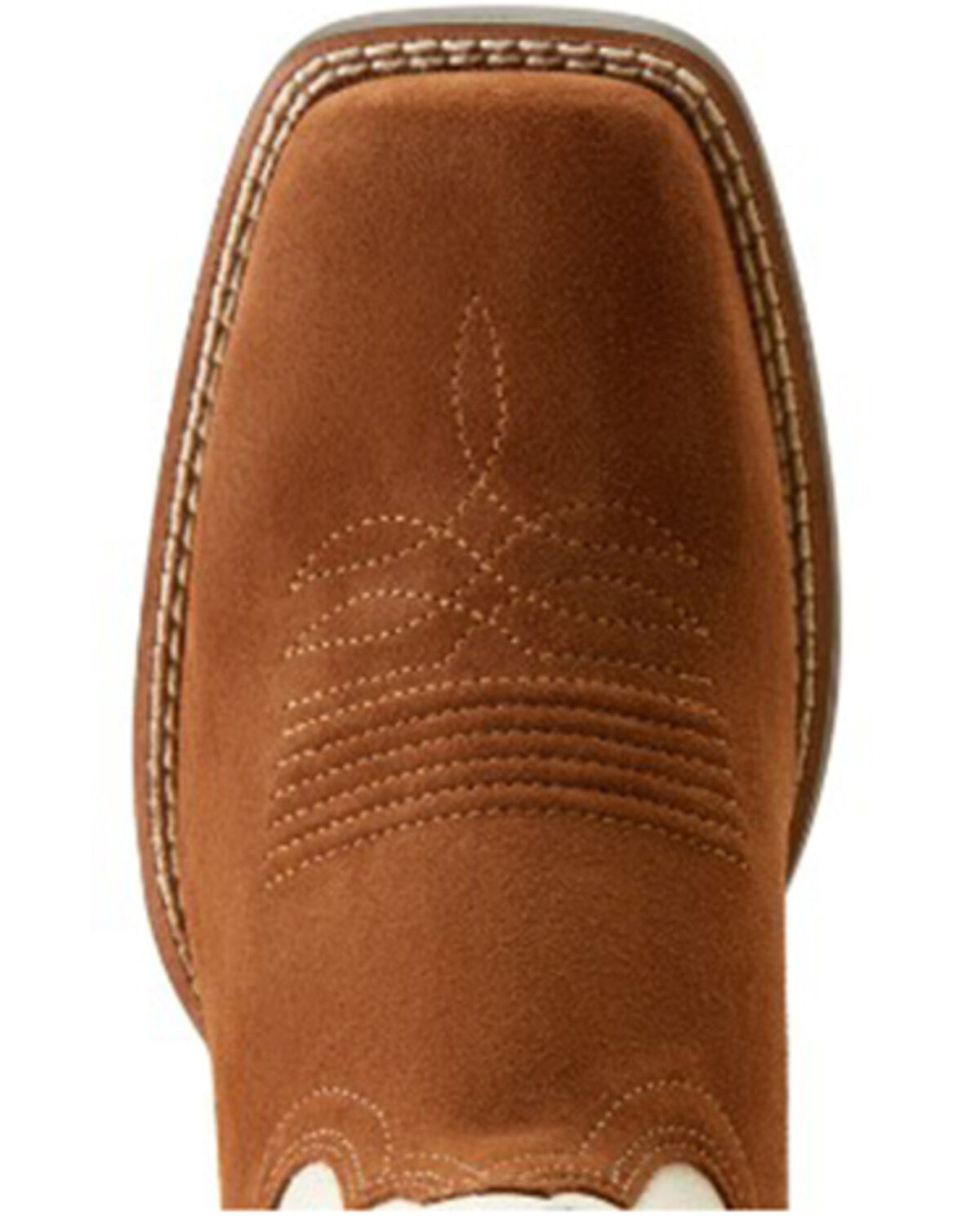 Image #4 - Ariat Women's Round Up Ruidoso Roughout Performance Western Boots - Broad Square Toe, Brown, hi-res