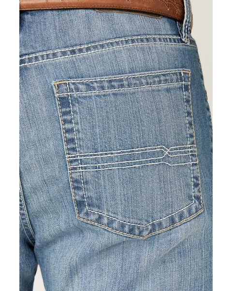 Image #4 - Cody James Men's Light Wash Clovehitch Slim Straight Stretch Denim Jeans , Blue, hi-res