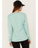Image #4 - Carhartt Women's Loose Fit Heavyweight Long Sleeve Graphic T-Shirt, Turquoise, hi-res