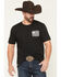 Image #1 - Howitzer Men's Free or Die Short Sleeve Graphic T-Shirt, Black, hi-res