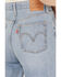 Image #4 - Levi's Premium Women's Light Wash High Rise Far and Wide Ribcage Wide Leg Jeans, Light Wash, hi-res