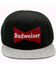 Image #3 - H Bar C Men's Budweiser Embroidered Logo Ball Cap , Black, hi-res