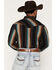 Image #4 - Cody James Men's Yelapa Stripe Print Long Sleeve Snap Flannel Shirt, Black, hi-res