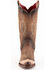 Image #3 - Ferrini Women's Madison Tooled Western Boots - Snip Toe , Brown, hi-res