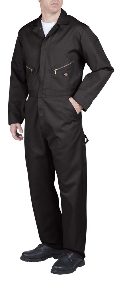 Dickies Deluxe Blended Coveralls - Big and Tall, Black, hi-res