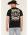 Image #1 - Cody James Men's Freedom 250th Anniversary Short Sleeve Graphic T-Shirt, Black, hi-res