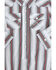 Image #2 - Wrangler Infant Boys' Striped Print Long Sleeve Snap Stretch Onesie, White, hi-res