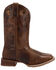 Image #2 - Laredo Women's Dream Weaver Western Boots - Broad Square Toe, Brown, hi-res